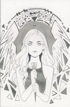 Cover of Incentive Peach Momoko B&W Variant Cover
