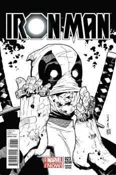 Cover of Leonard Kirk Deadpool Sketch Variant Cover