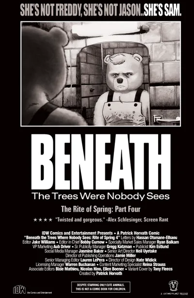Cover of Tony Fleecs B&W Movie Homage Variant