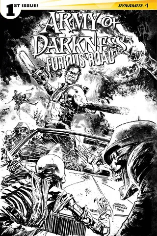 Cover of Gabriel Hardman B&W Variant