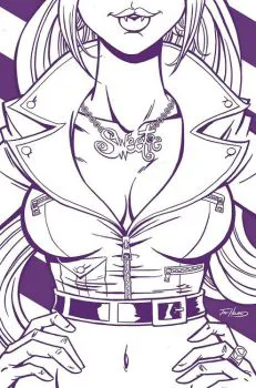 Cover of Cover J Josh Howard Incentive Purple Line Art Variant (1:7)
