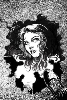 Cover of Darick Robertson Incentive B&W Virgin Variant (1:25)