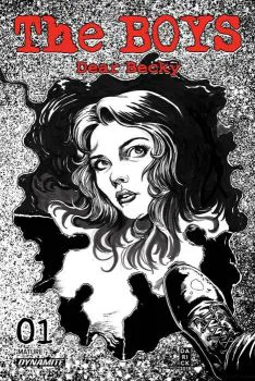 Cover of Darick Robertson Incentive B&W Variant (1:15)