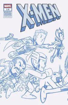 Cover of Cover F Chris Giarrusso Incentive Marvel Universe Connecting Sketch Variant (1:50)