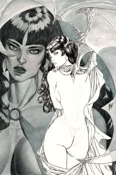 Cover of Cover Q March B&W Virgin Variant