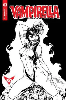 Cover of Cover J J. Scott Campbell Incentive B&W Variant (1:21)