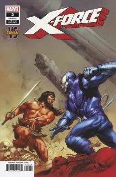 Cover of Cover B Variant Jerome Opena Conan vs Marvel Villains Cover