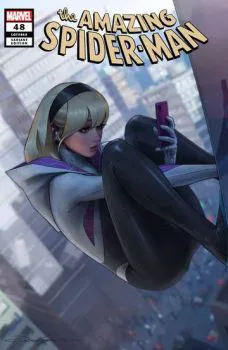 Cover of Frankie's Comics Exclusive Jeehyung Lee Spider-gwen Trade Dress Variant