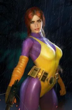 Cover of Kirill Repin East Side Comics Retailer Exclusive "Scarlett Rain" (Ltd. 500)