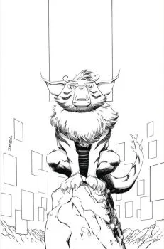 Cover of Declan Shalvey Incentive Line Art Virgin Variant (1:25)