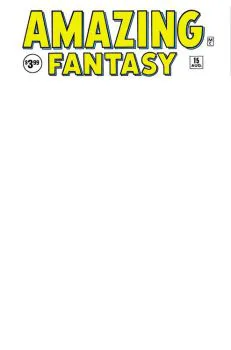 Cover of Facsimile Edition Unknown Comics Blank Exclusive