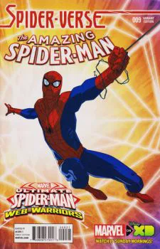 Cover of Cover B Jeff Wamester "Marvel Animation Spider-Verse" Variant