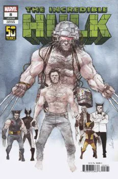 Cover of Dustin Nguyen 50 Years of Wolverine Variant