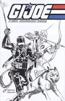 Cover of Larrry Hama & Steve Leialoha Collector's Edition VA Comics Convention Cover