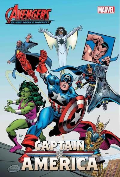 Cover of Cover B Ron Frenz Avengers 60th Anniversary Variant