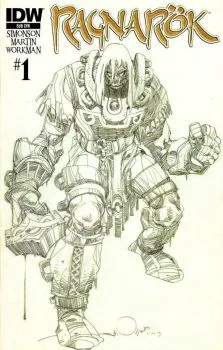 Cover of Walter Simonson Subscription Variant Cover