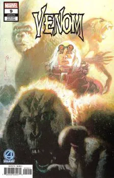Cover of Bill Sienkiewiczart Fantastic Four Villains Variant