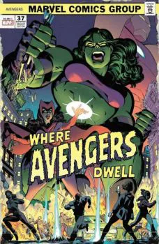 Cover of Cover C Javier Rodriguez Where Avengers Dwell Horror Variant
