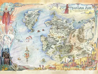 Cover of Cover F Francesca Baerald Thurian Age Map Wraparound Variant