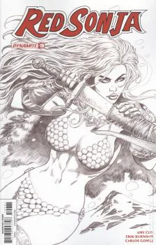 Cover of Incentive Jan Duursema Black & White Variant Cover