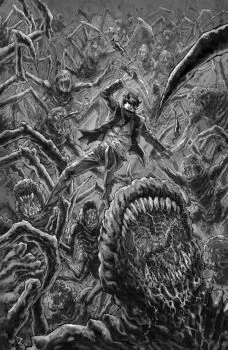 Cover of Alan Quah Exclusive Wraparound B&W Variant