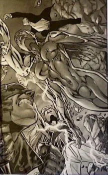 Cover of Bryan Hitch SDCC Exclusive Silver Screen Foil Variant