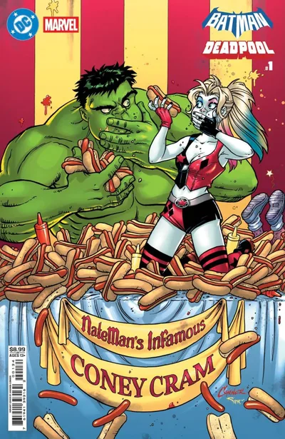 Cover of (One Shot) CVR F Amanda Conner Harley Quinn Hulk Card Stock Var