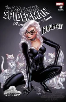 Cover of Cover B J. Scott Campbell Exclusive 'Back in Black' Variant (Ltd. 3,290)