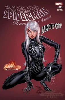 Cover of Cover C J. Scott Campbell Exclusive 'Black Spidey Outfit' Variant (Ltd. 2,850)