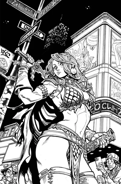 Cover of Chad Hardin Incentive B&W Virgin Variant (1:15)