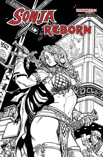 Cover of Chad Hardin Incentive B&W Variant (1:10)