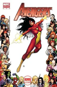 Cover of Jim Cheung Women of Marvel Frame Variant Cover