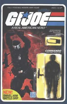 Cover of Robert Atkins Hall of Comics Retailer Exclusive Action Figure Cover - Snake-Eyes