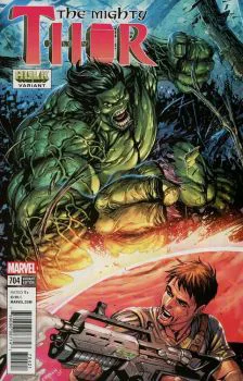 Cover of Cover B Tyler Kirkham Hulk Smash Variant
