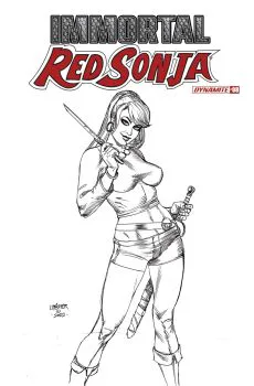 Cover of Cover G Joseph Michael Linsner Incentive Line Art Variant (1:15)