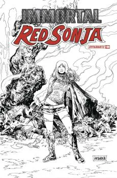 Cover of Cover O Dave Acosta Incentive B&W Variant (1:7)