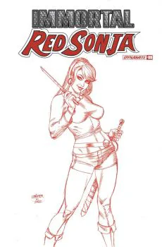 Cover of Cover P Joseph Michael Linsner Incentive Fiery Red Variant (1:10)