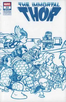 Cover of Chris Giarrusso Incentive Marvel Universe Connecting Sketch Variant (1:50)