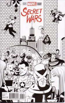 Cover of Chip Zdarsky Launch Party B&W Variant