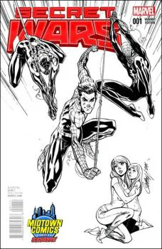 Cover of J. Scott Campbell Exclusive B&W Variant