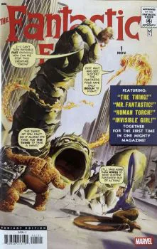 Cover of 2nd Printing Alex Ross Facsimile 2025 Variant