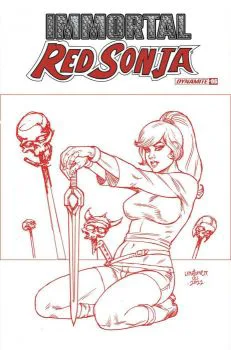 Cover of Cover P Joseph Michael Linsner Fiery Red Variant (1:10)