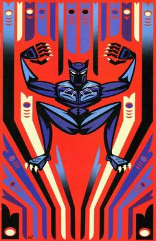 Cover of Cover C Jeffrey Veregge Native American Heritage Tribute Black Panther Variant