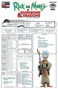 Cover of Cover D Troy Little Character Sheet Variant