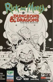 Cover of Cover K Troy Look Exclusive B&W Variant