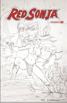 Cover of Cover AG Kickstarter Greg Hildebrandt Star Wars Homage Edition Line Art