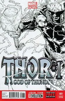 Cover of Joe Quesada Incentive B&W Variant (1:150)