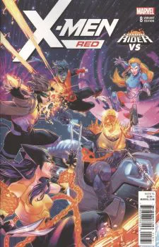 Cover of Variant Jamal Campbell Cosmic Ghost Rider VS Cover