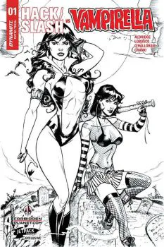 Cover of Cover H Forbidden Planet/Jetpack Exclusive B&W Cover