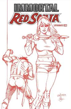 Cover of Cover P Joseph Michael Linsner Incentive Fiery Red Variant (1:10)